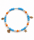Collier de perles chien Corail fait main Paris — Babines