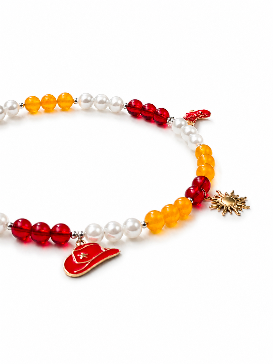 Collier de perles chien Western cowdog fait main Paris — Babines